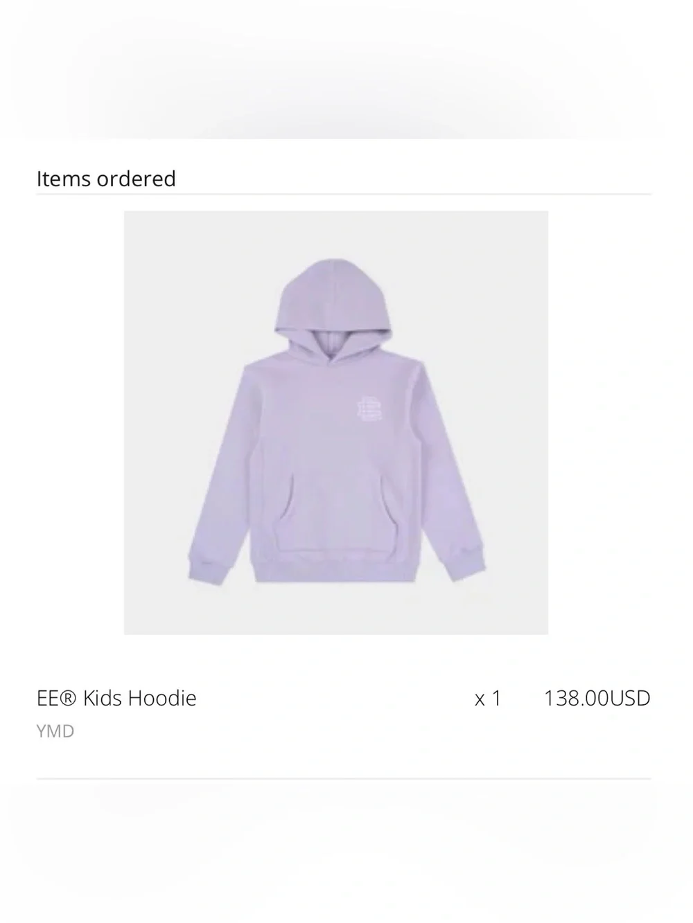 Eric Emanuel boys hoodie